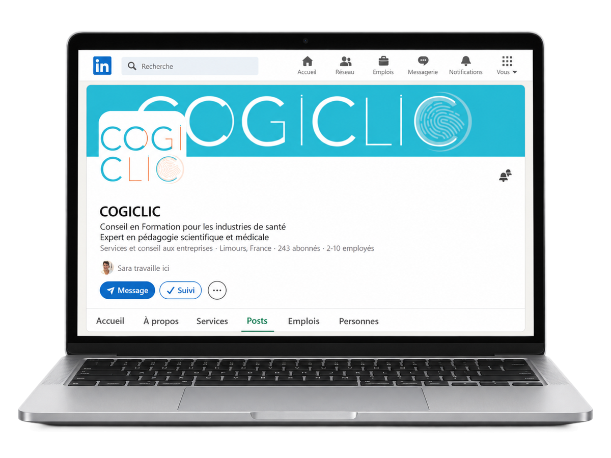 Page LinkedIn de Cogiclic